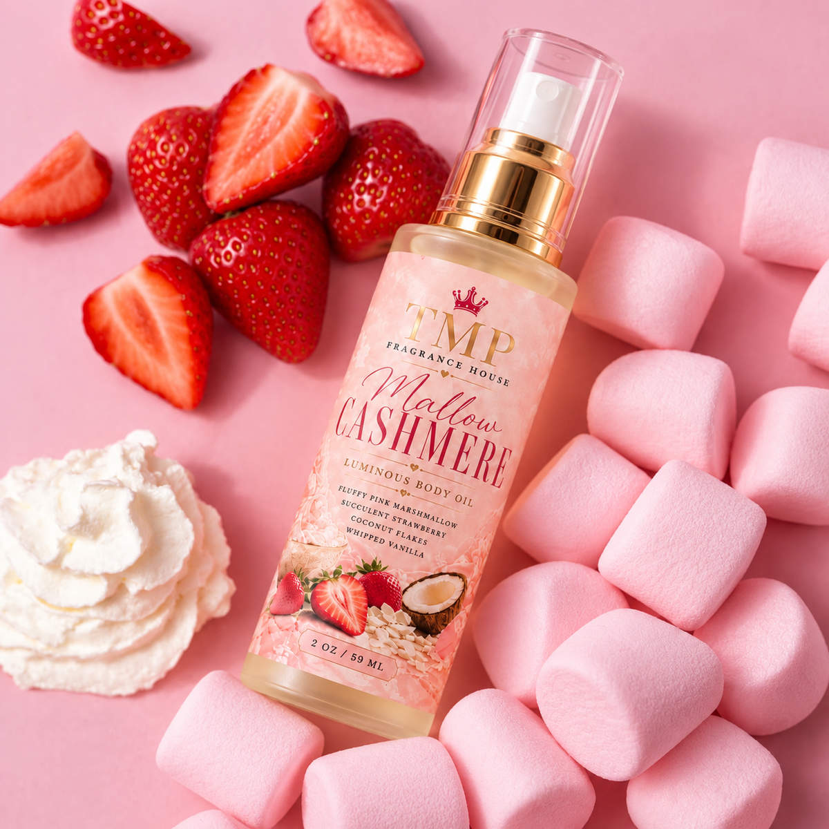 Mallow Cashmere Body Oil * Inspired By KayAli Yum Bougie Marshmallow*