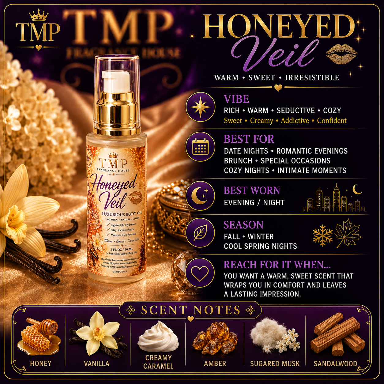 Honeyed Veil Body Oil
