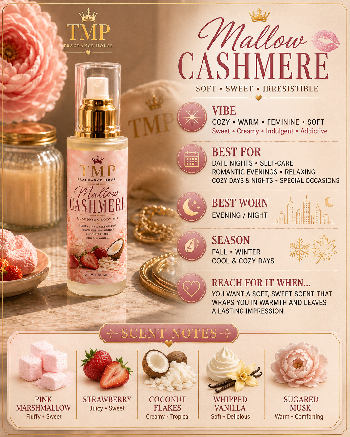 Mallow Cashmere Body Oil
